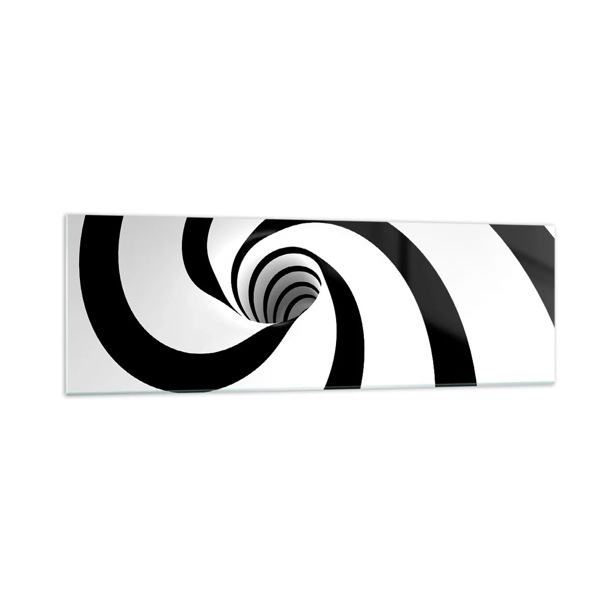 Billede på glas - Overgiver du dig til vortexen? - 160x50 cm