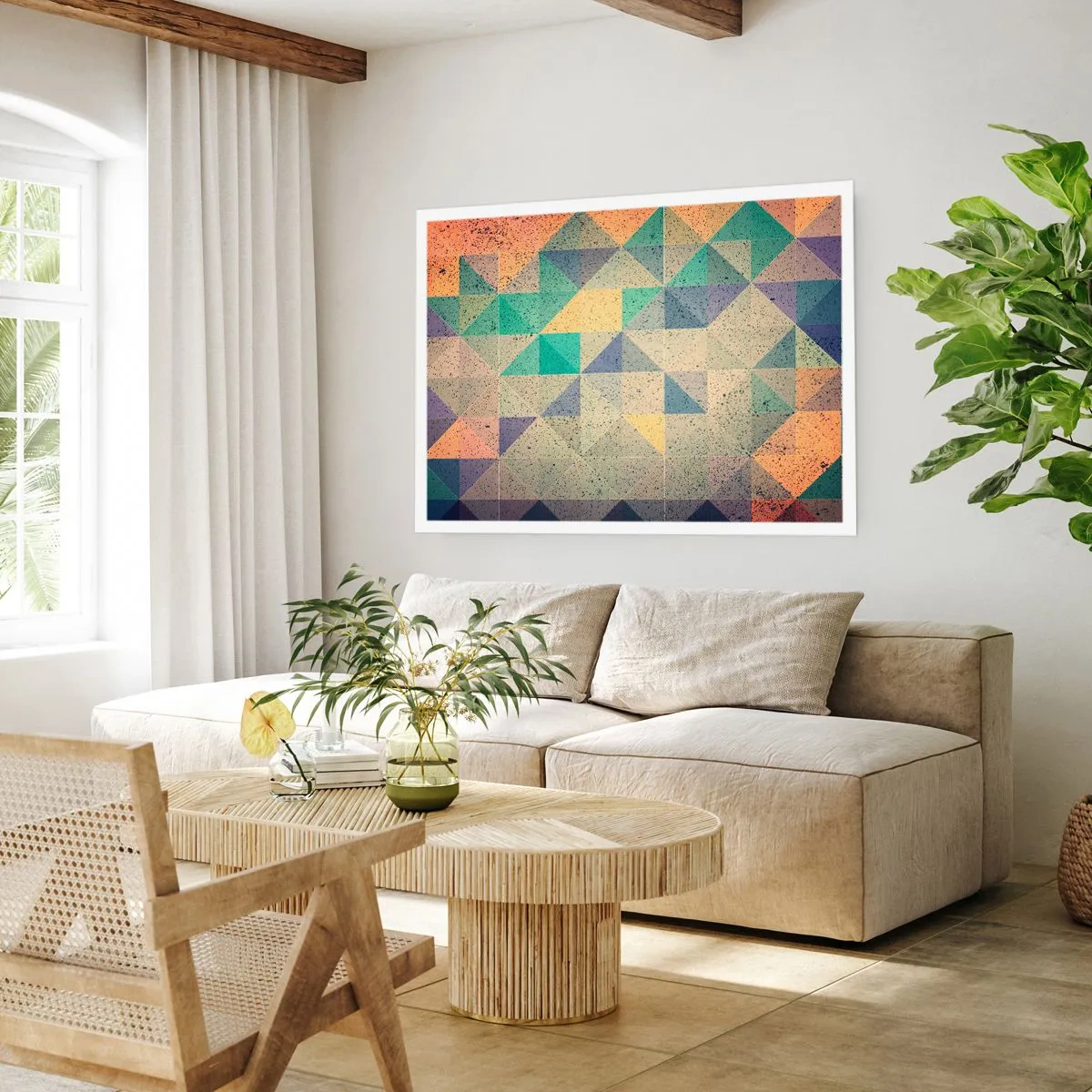 Plakat - Republikken trekanter - 100x70 cm