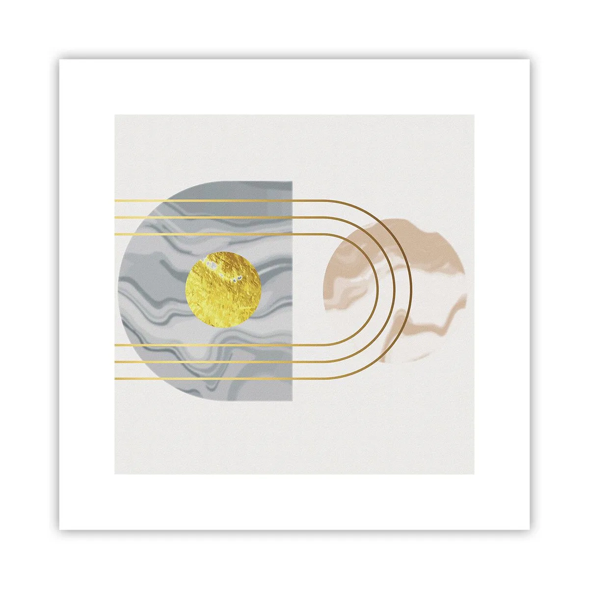 Plakat - Lysstyrke og udstråling - 30x30 cm