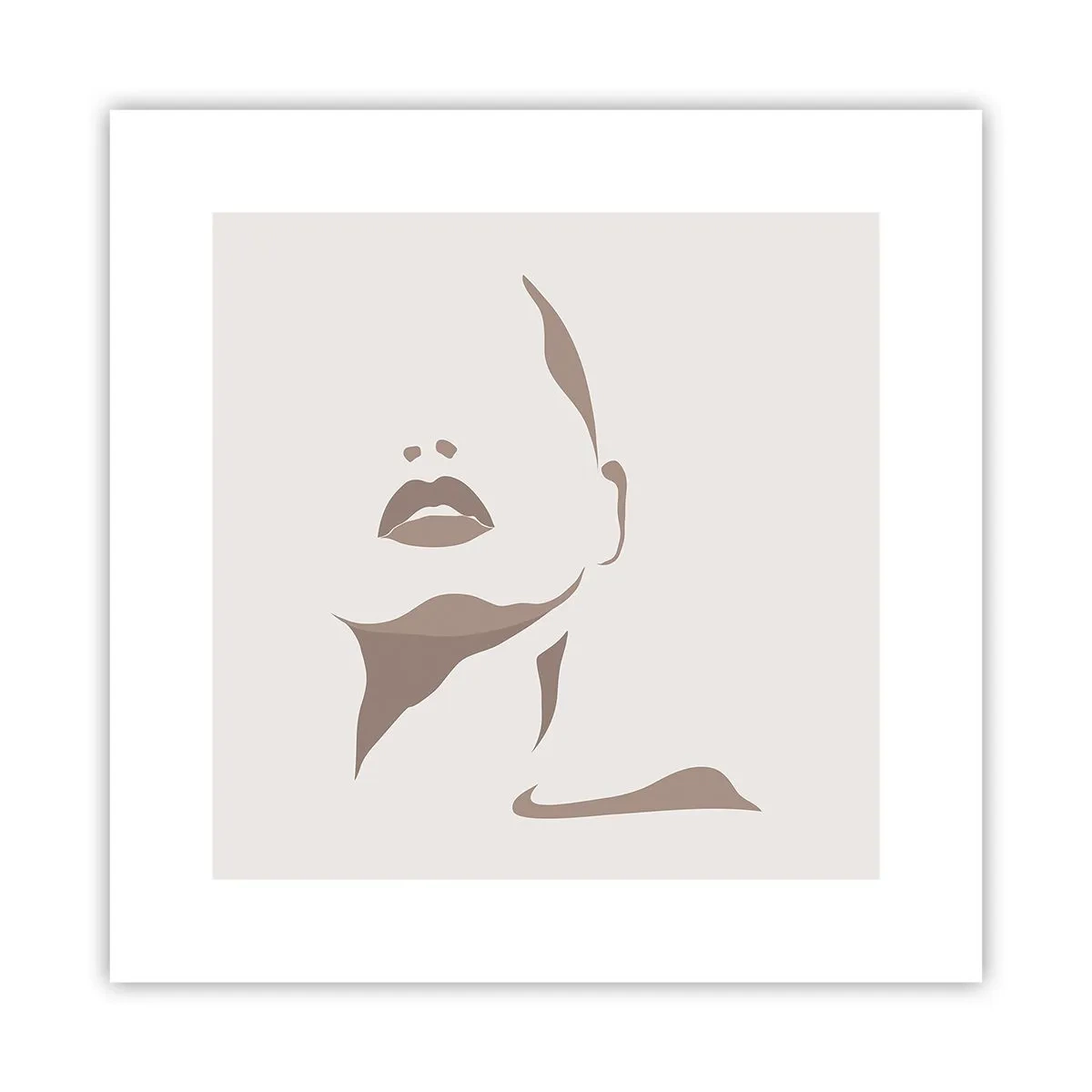 Plakat - Skabt af lys og skygge - 30x30 cm