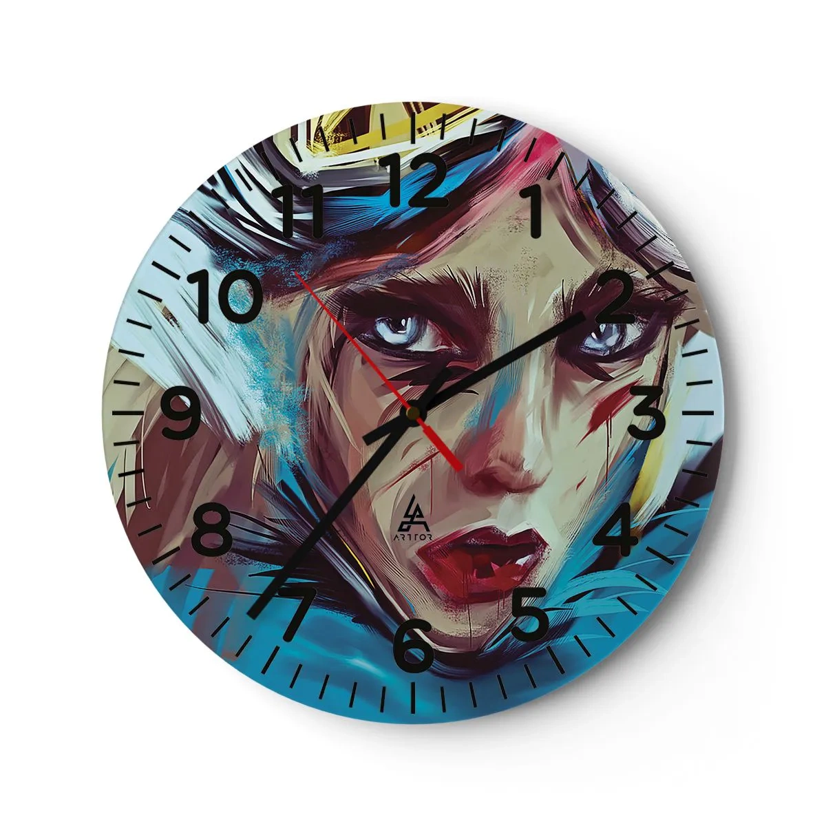 Vægur, Uret - Vejkriger - 40x40 cm