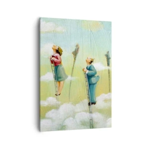 Lærredstryk - Billede på lærred - Bag din drøm - 50x70 cm
