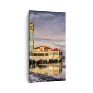 Lærredstryk - Billede på lærred - Naturens tempel - 45x80 cm