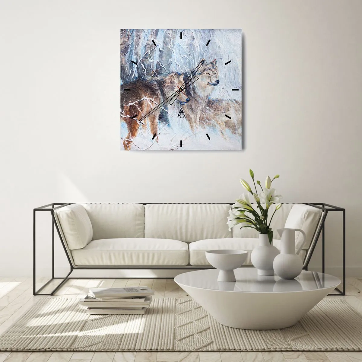 Vægur, Uret - OBS! På vej... - 30x30 cm