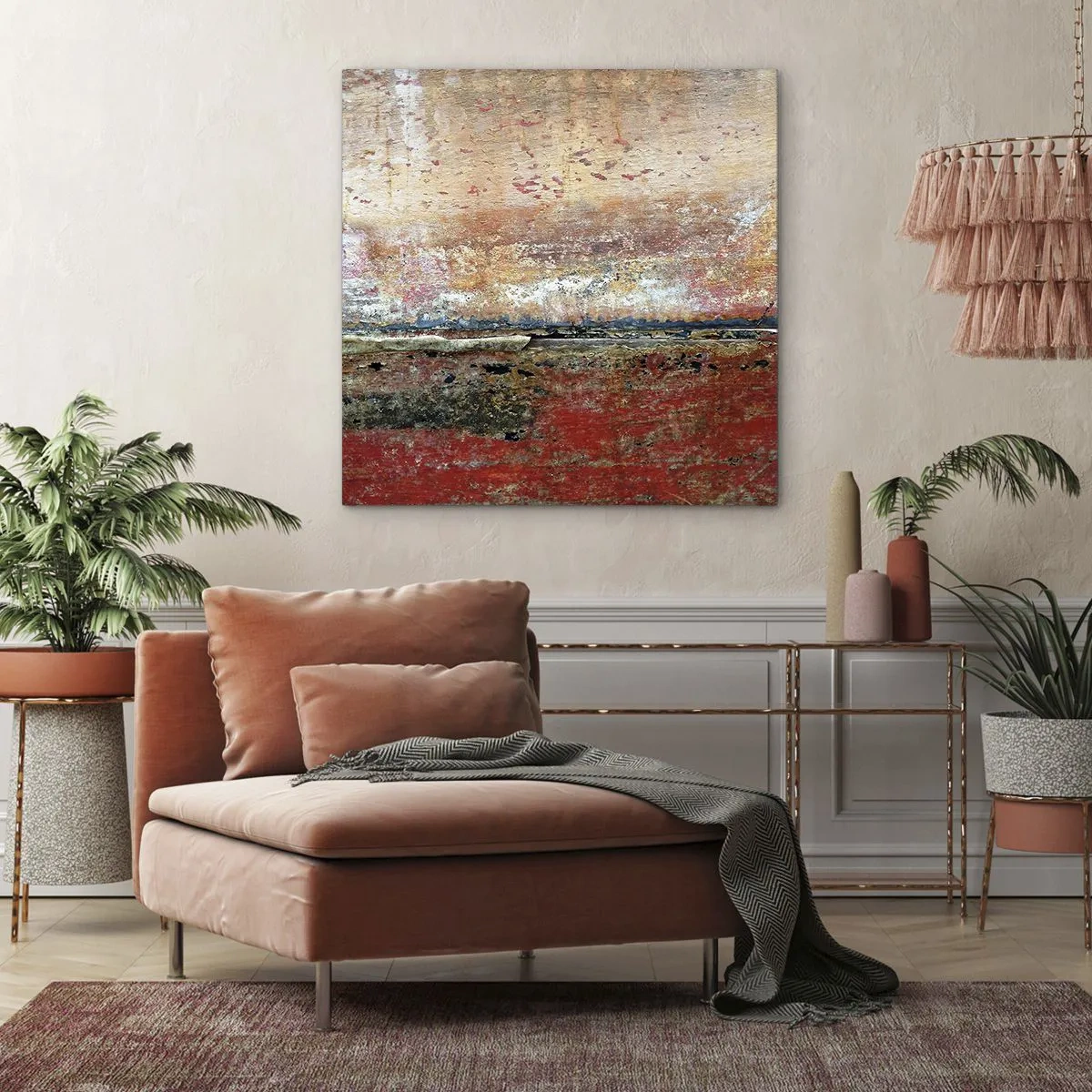 Lærredstryk - Billede på lærred - Måske er det havet - 60x60 cm