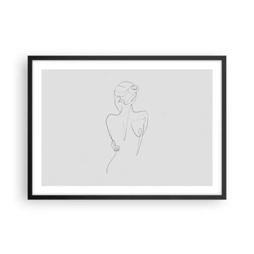Plakat i sort ramme - Kroppens musik - 70x50 cm