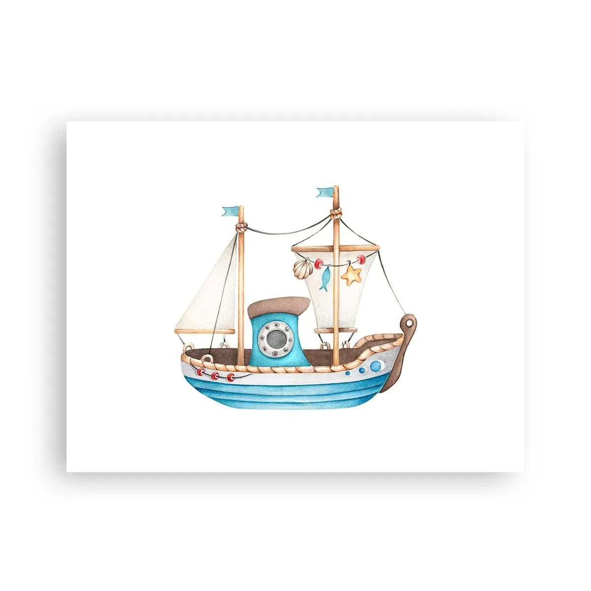 Plakat - Ohøj, eventyr! - 40x30 cm