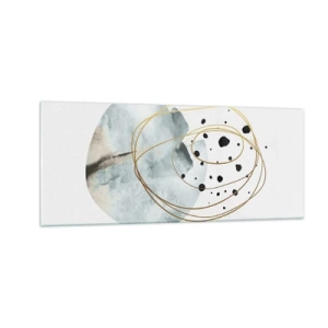 Billede på glas - I rummets favntag - 100x40 cm