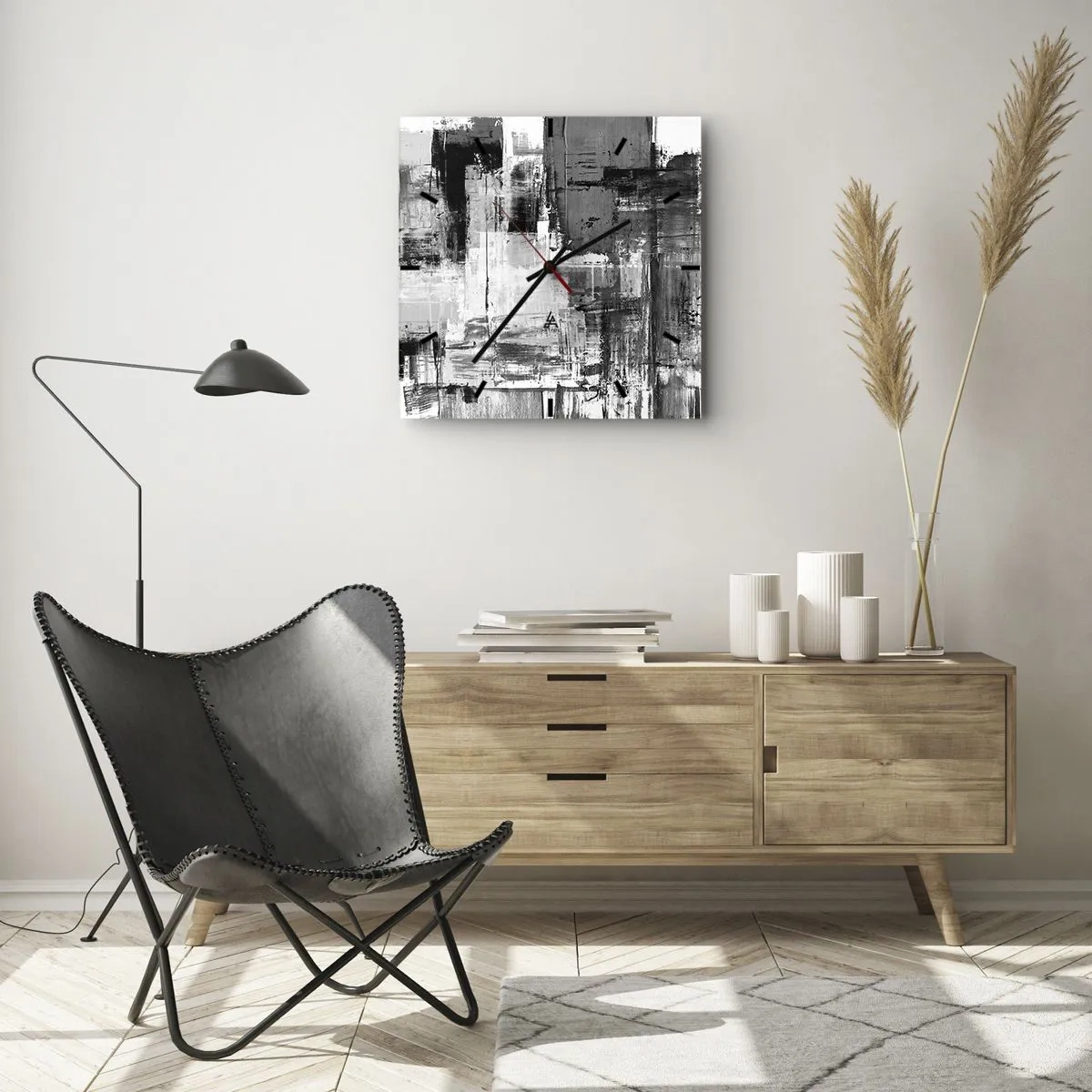 Vægur, Uret - Gråt er smukt - 30x30 cm