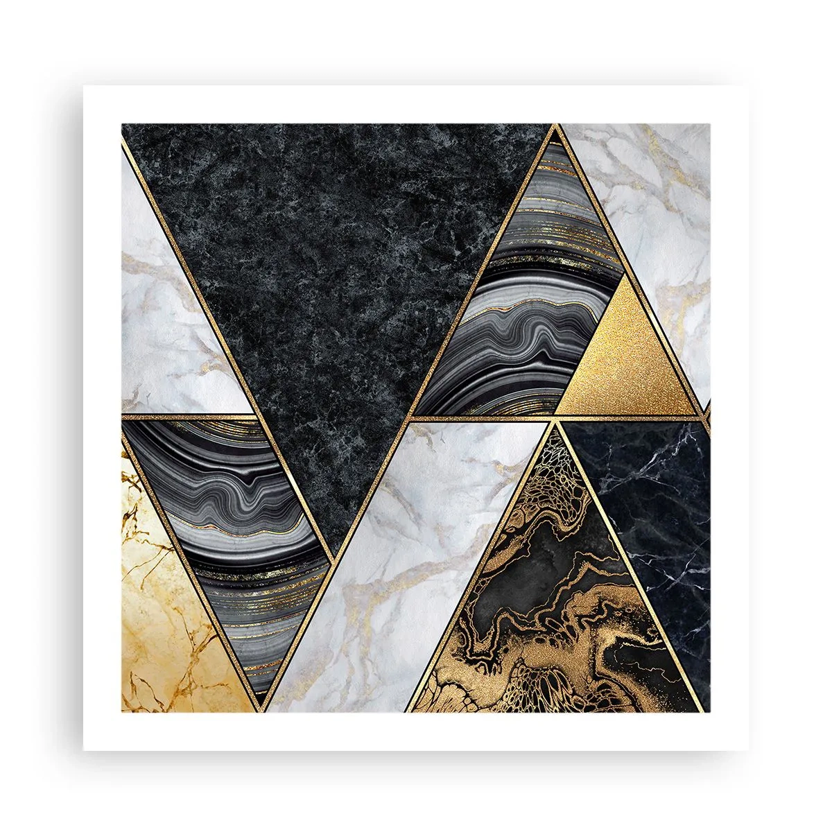 Plakat - Sten for sten - 60x60 cm