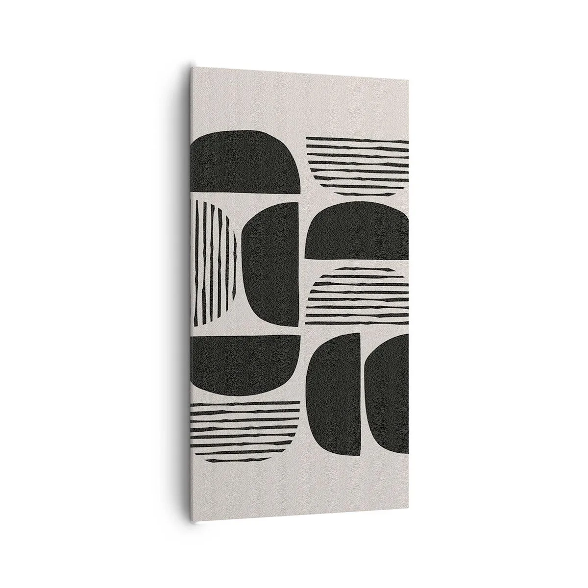 Lærredstryk - Billede på lærred - Halvhjertede arrangementer - 65x120 cm