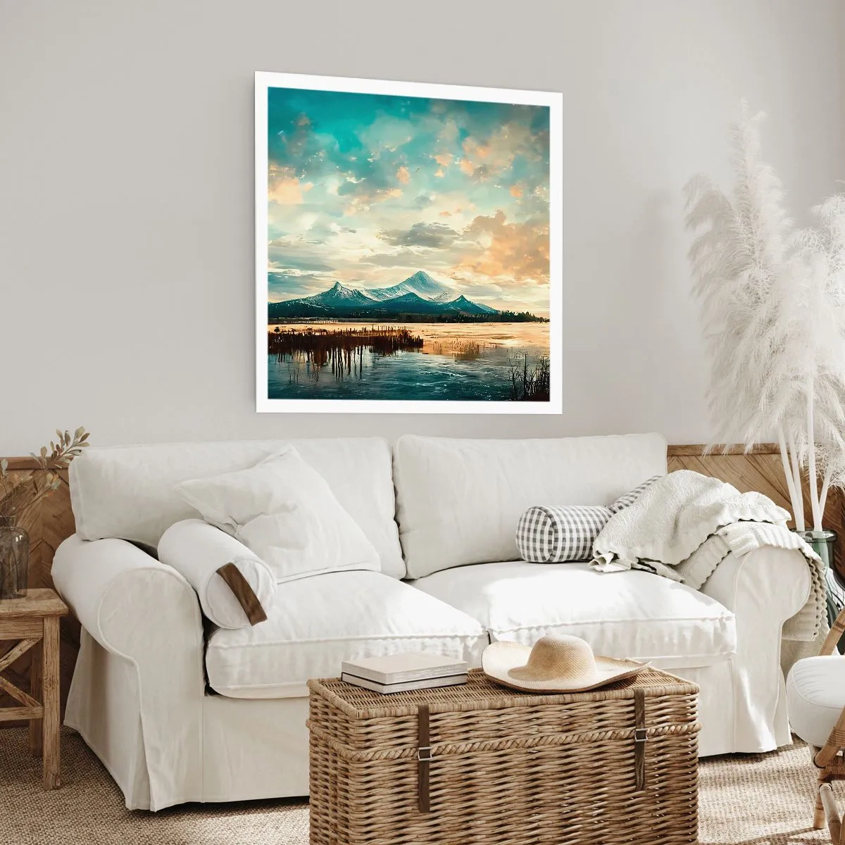 Plakat - Under himlens beskyttelse - 30x30 cm