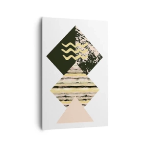 Lærredstryk - Billede på lærred - Ikke så simpelt - 80x120 cm