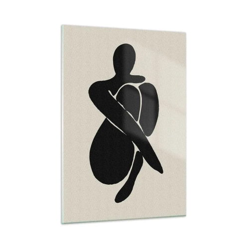 Billede på glas - I din egen favn - 50x70 cm