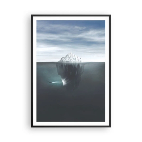 Plakat i sort ramme - Undervands-mysterium - 70x100 cm