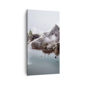 Lærredstryk - Billede på lærred - Set gennem en surrealists øjne - 55x100 cm