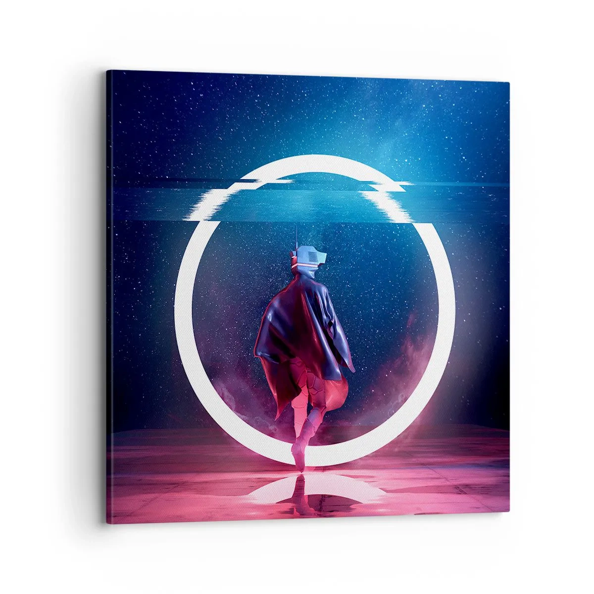 Lærredstryk - Billede på lærred - Mellem verdener - 70x70 cm