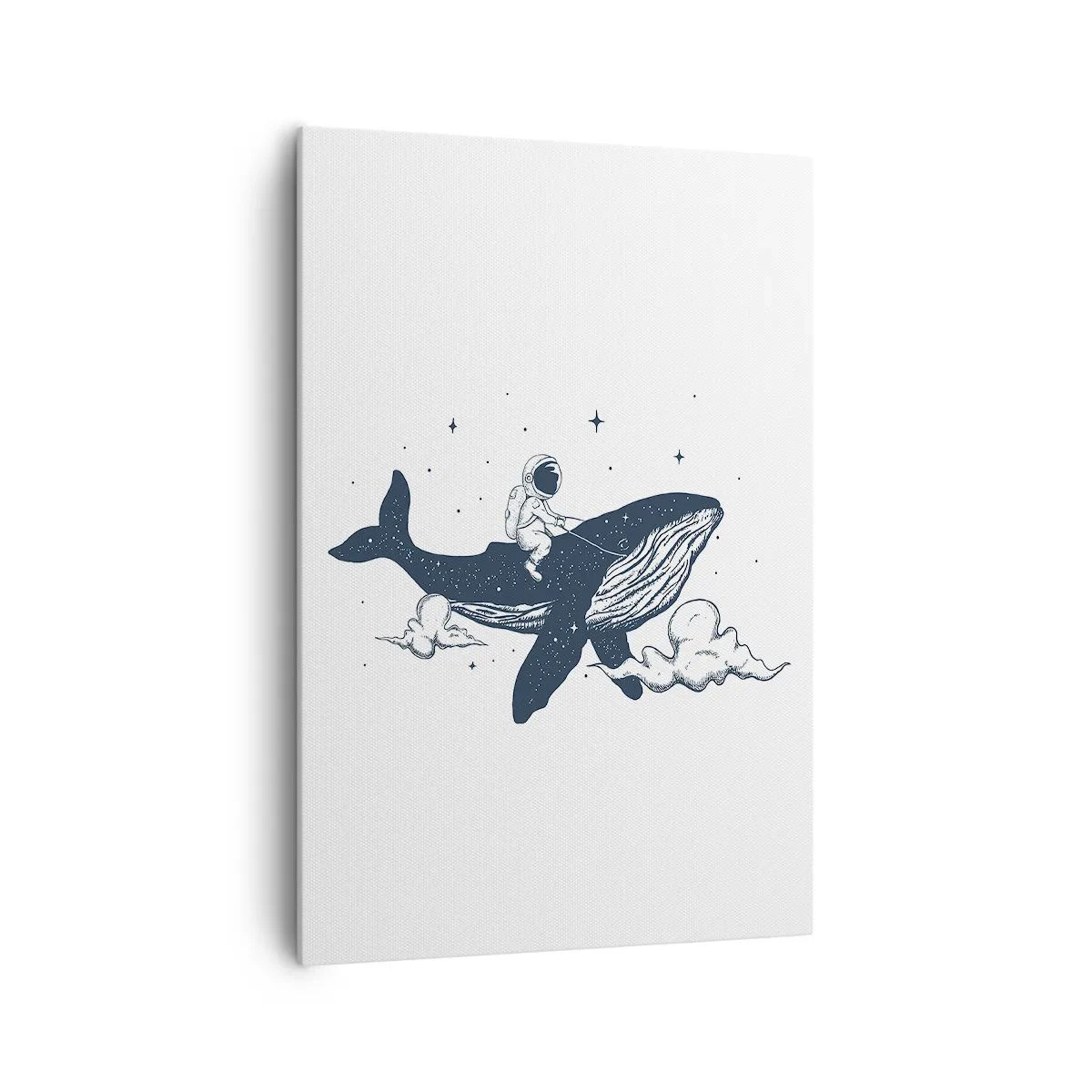 Lærredstryk - Billede på lærred - Et kosmisk eventyr - 70x100 cm