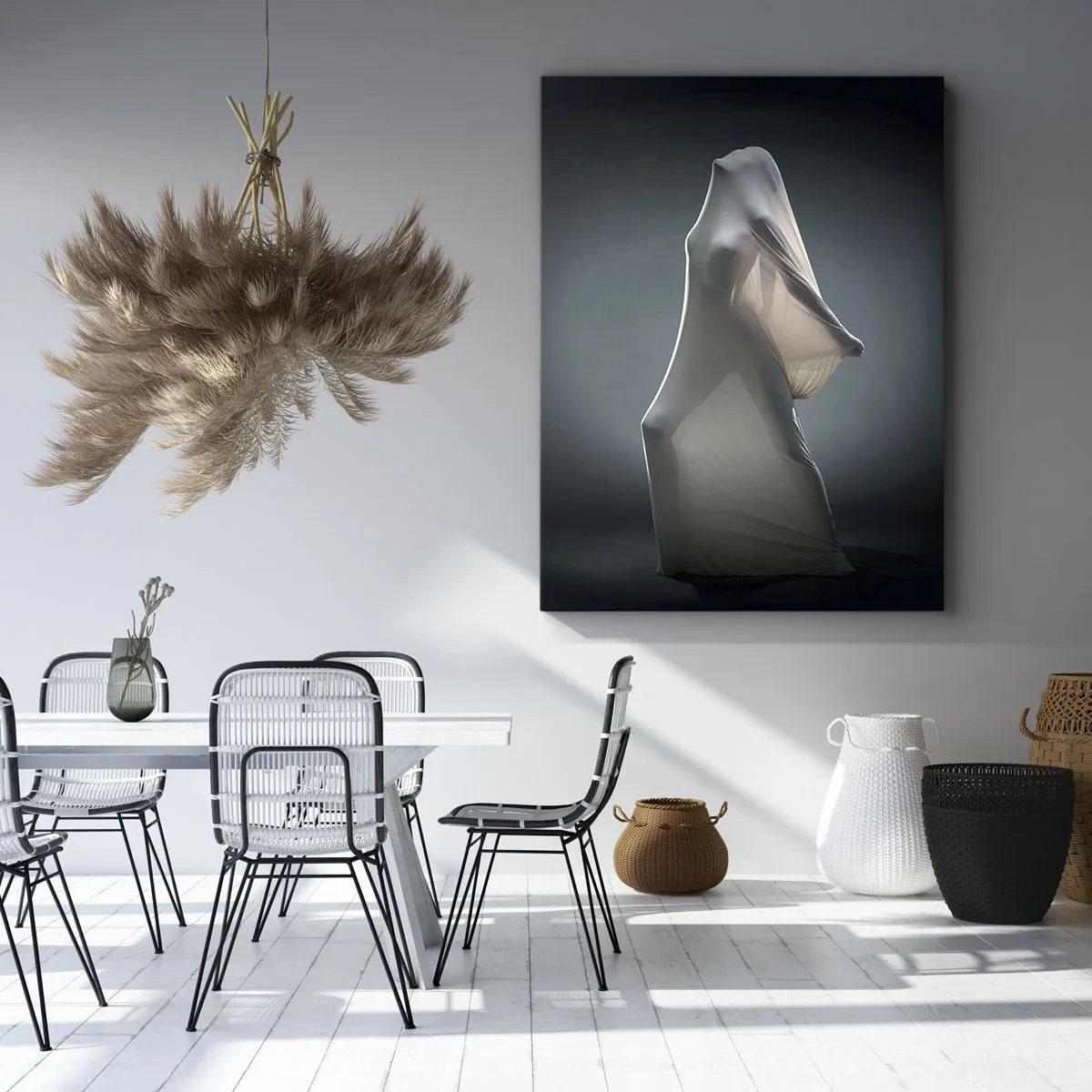 Lærredstryk - Billede på lærred - Skjulte begær - 70x100 cm