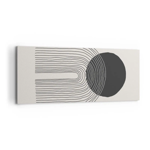 Lærredstryk - Billede på lærred - Rystende og selvsikker - 100x40 cm