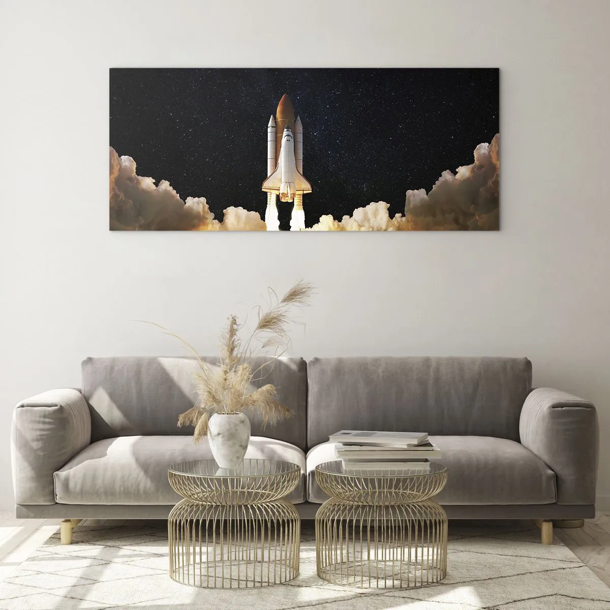 Billede på glas - Ad astra! - 120x50 cm