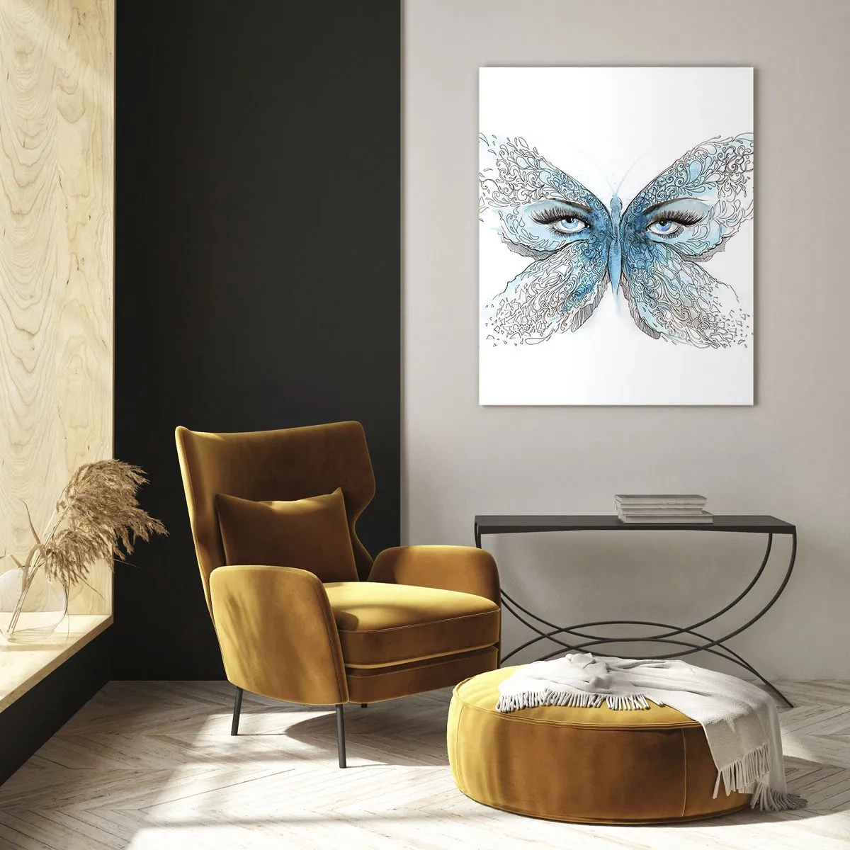 Billede på glas - Eros bedemantis - 50x70 cm