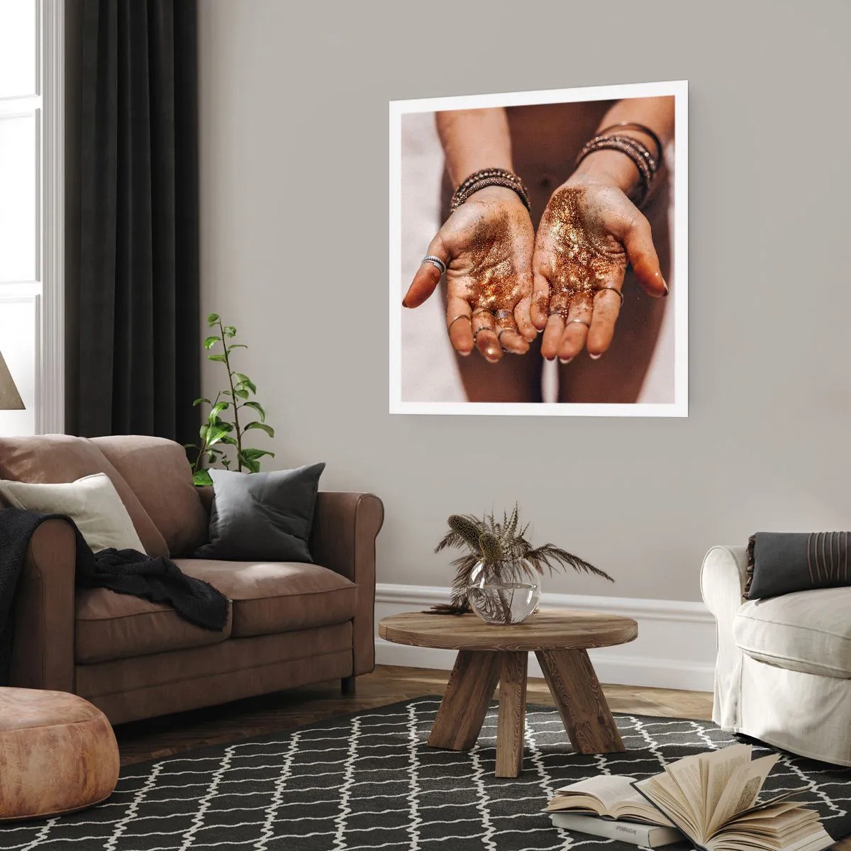 Plakat - En gave til dig - 40x40 cm