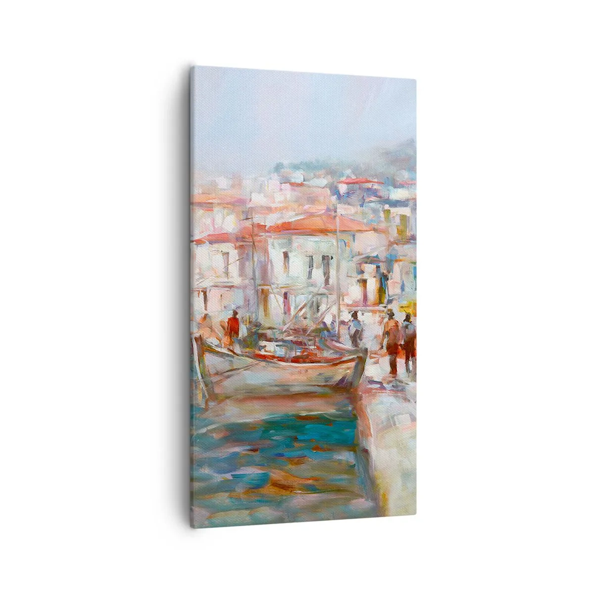 Lærredstryk - Billede på lærred - Pastelfarvede helligdage - 55x100 cm