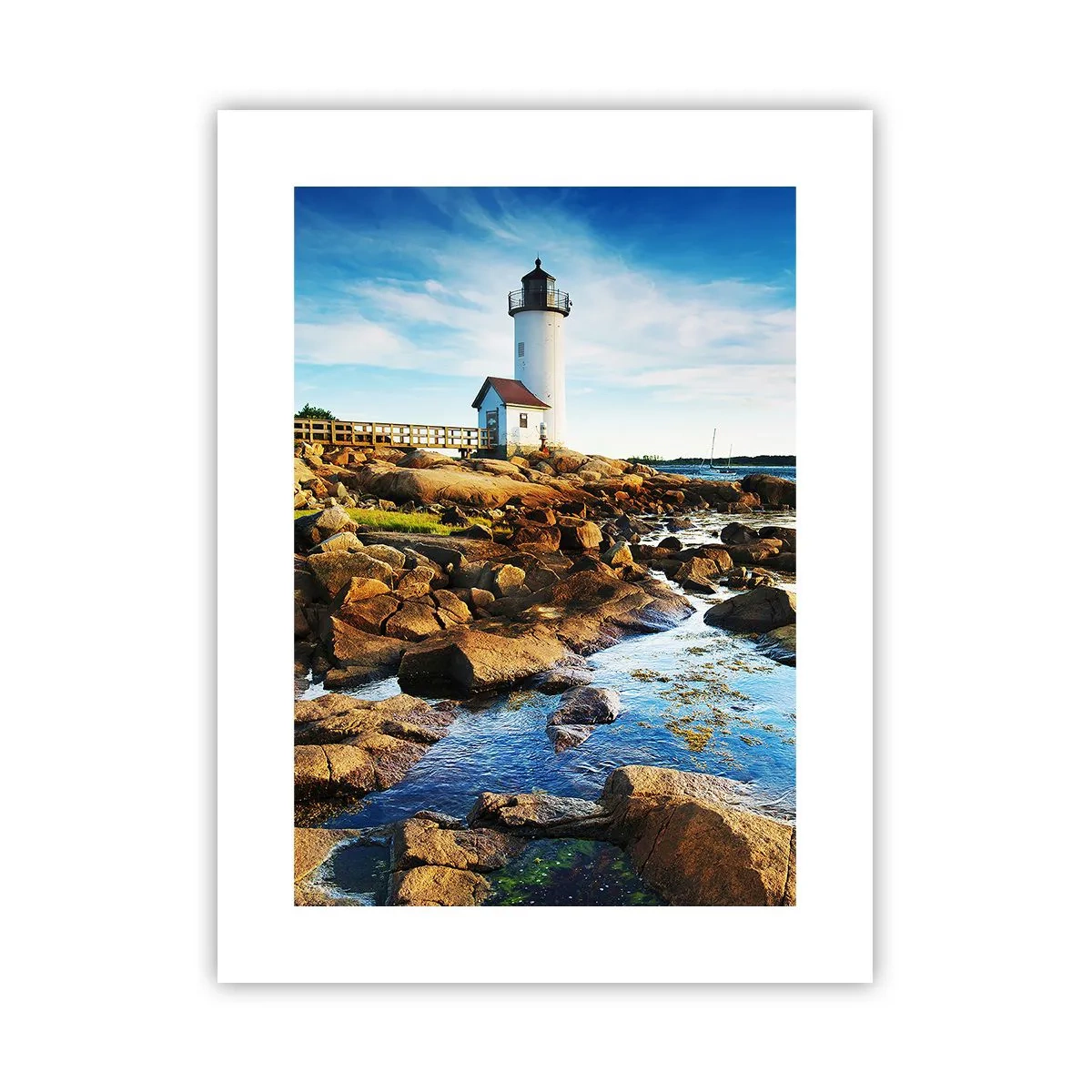 Plakat - Vend tilbage med glæde, jeg ser frem til - 30x40 cm