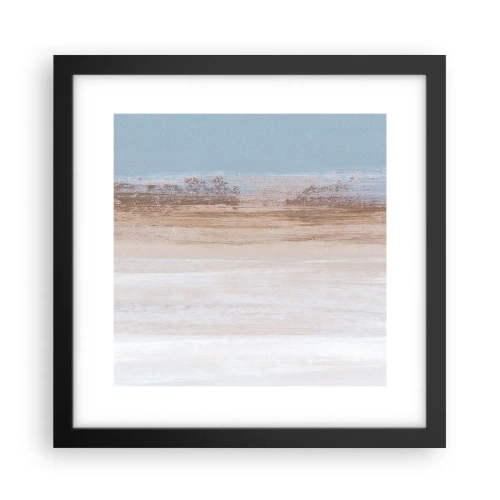 Plakat i sort ramme - Tvetydigt landskab - 30x30 cm