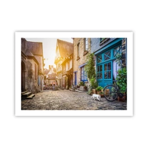 Plakat - Byens hvide spøgelse - 70x50 cm