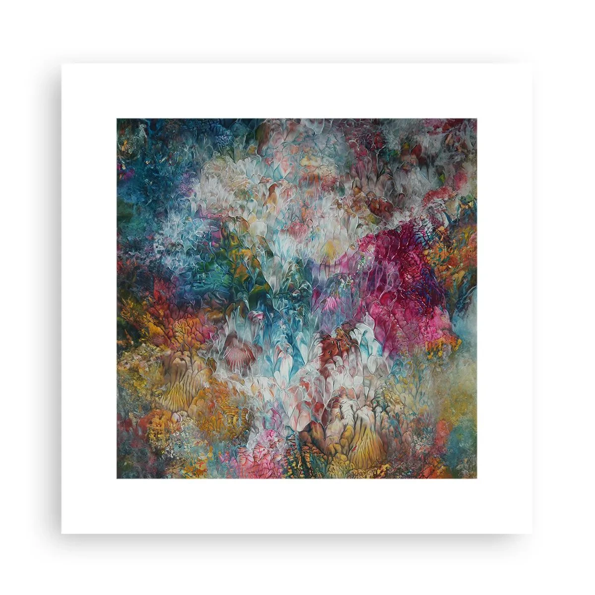 Plakat - I fuldt flor - 30x30 cm