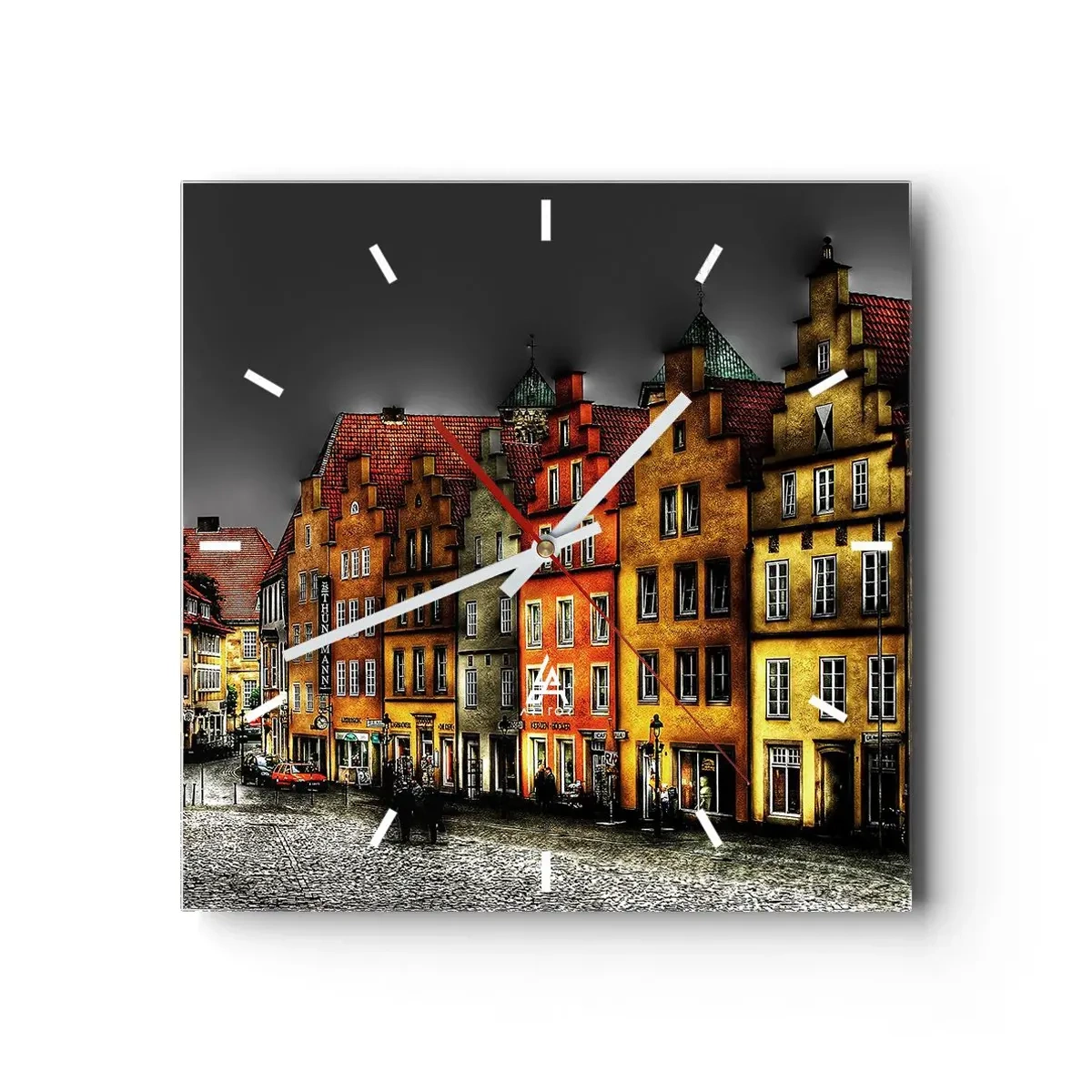 Vægur, Uret - Det eneste, der mangler, er en fortryllet hestevogn - 40x40 cm