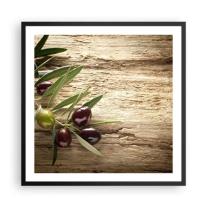 Plakat i sort ramme - Lige fra naturen - 60x60 cm