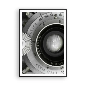 Plakat i sort ramme - Historien om Hollywood - 70x100 cm