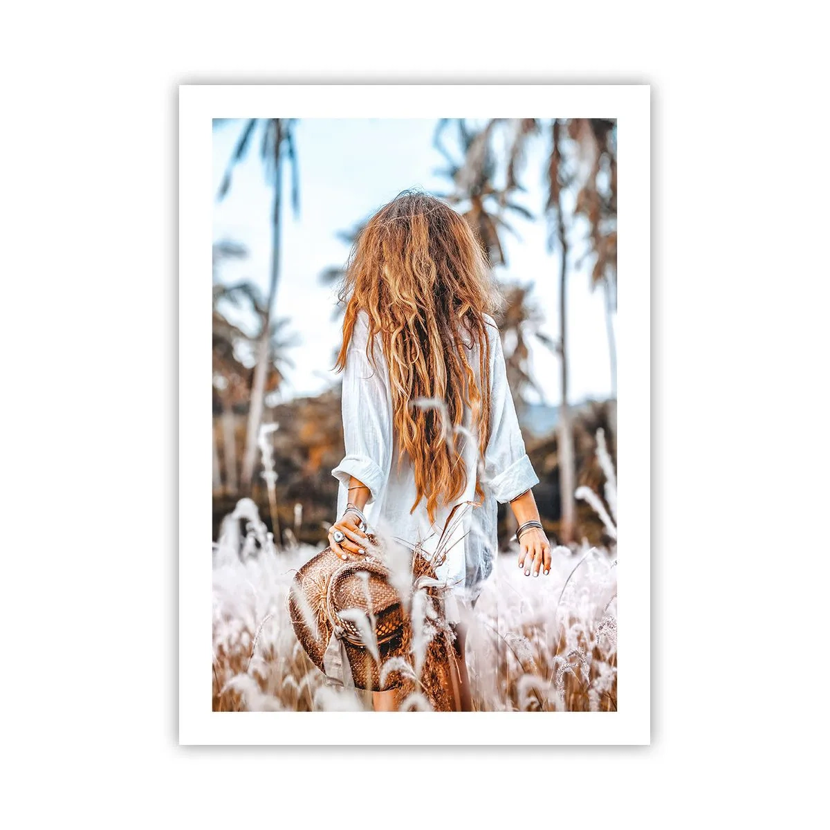 Plakat - Født af græsdun - 50x70 cm