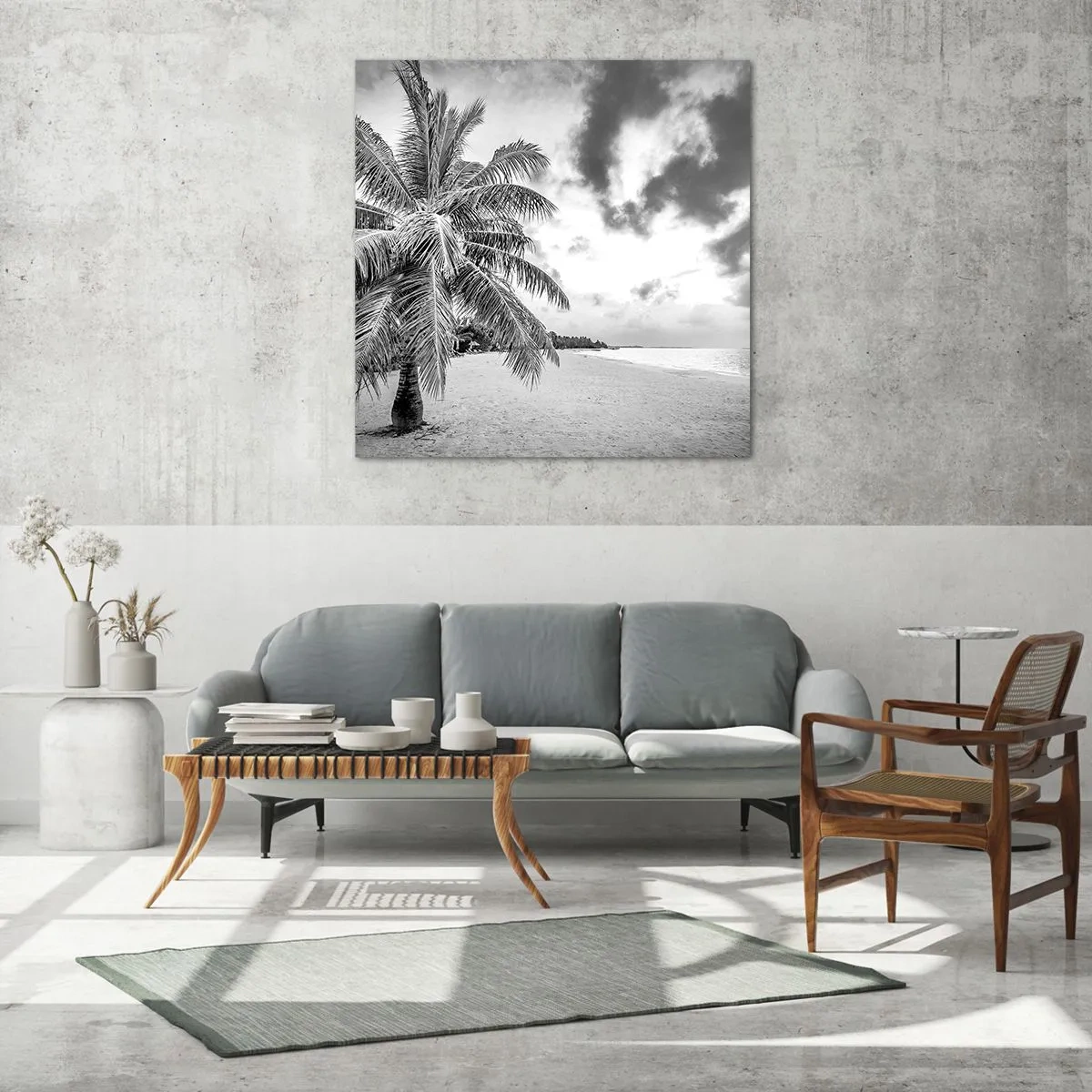 Billede på glas - Når du længes efter ensomhed.... - 60x60 cm