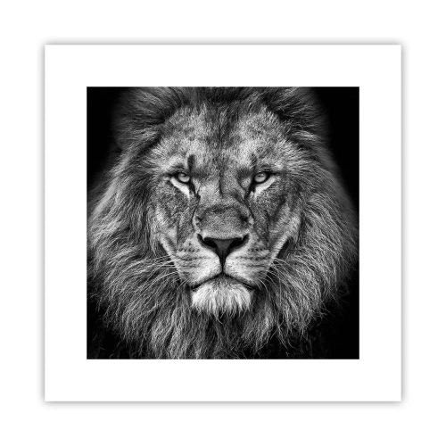 Plakat - I kroningsklædning - 30x30 cm