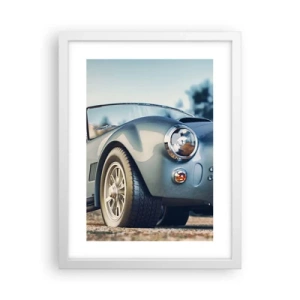 Plakat i hvid ramme - Fordi stil betyder noget - 30x40 cm