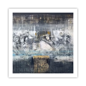 Plakat - Som på is, som på fortovet - 60x60 cm