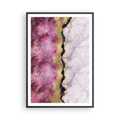 Plakat i sort ramme - På grænsen - 70x100 cm