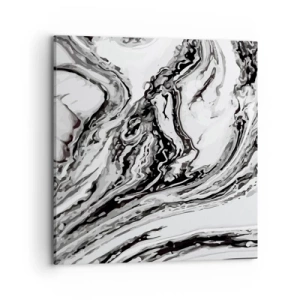 Lærredstryk - Billede på lærred - I begyndelsen var det kaos - 70x70 cm