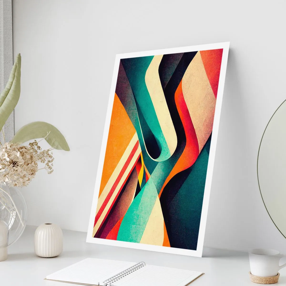 Plakat - Intens komposition - 30x40 cm