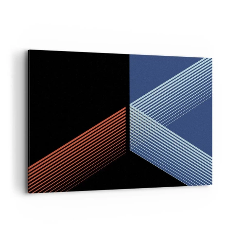 Lærredstryk - Billede på lærred - En simpel historie - 120x80 cm