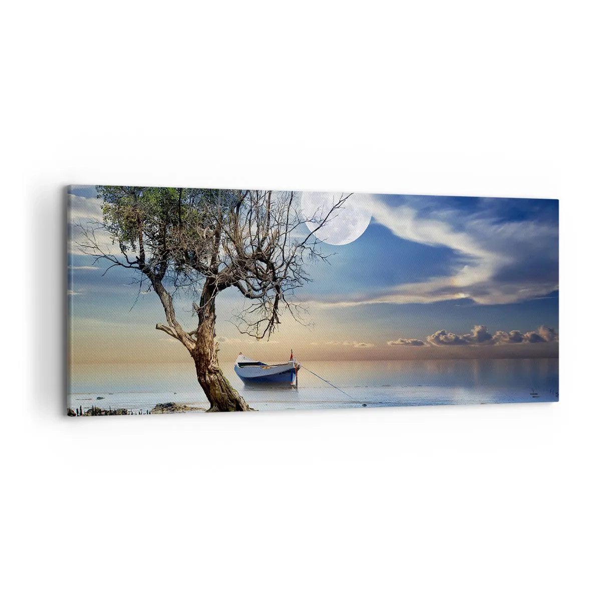 Lærredstryk - Billede på lærred - Er dette enden eller begyndelsen? - 120x50 cm