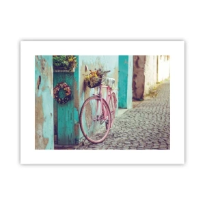 Plakat - Jeg vender tilbage om lidt - 40x30 cm