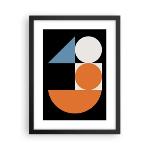Plakat i sort ramme - System til figurer - 30x40 cm