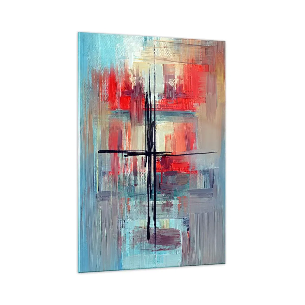 Billede på glas - Landskab i en ukendt dimension - 70x100 cm