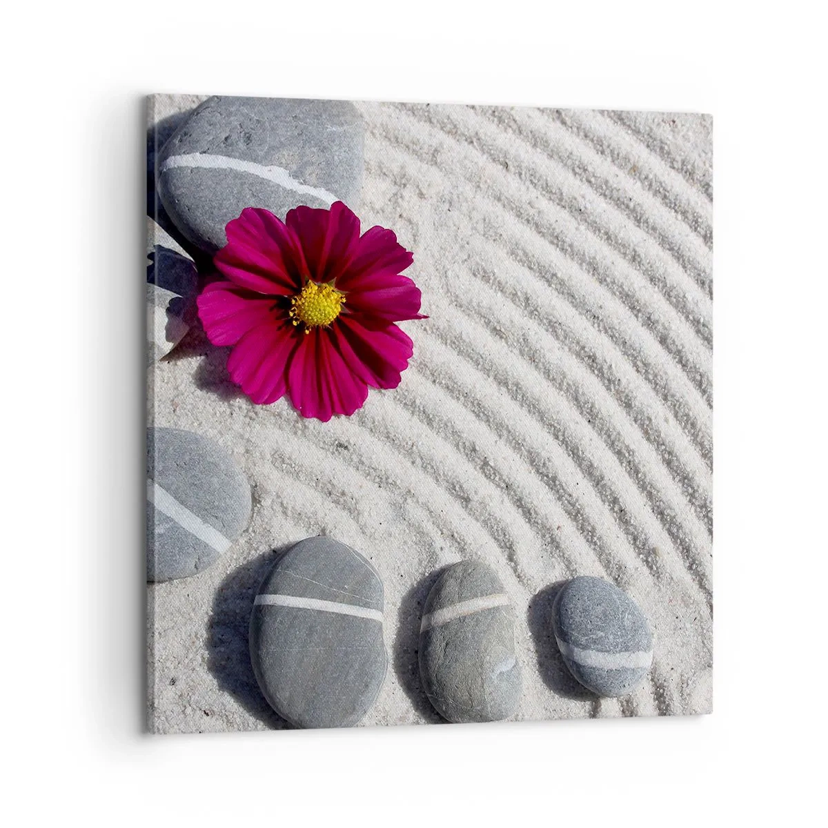 Lærredstryk - Billede på lærred - Energi og ro i den magiske naturcirkel - 60x60 cm