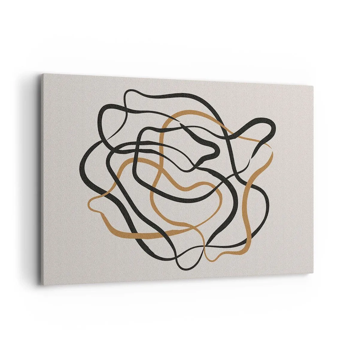 Lærredstryk - Billede på lærred - Alt er gået galt - 120x80 cm